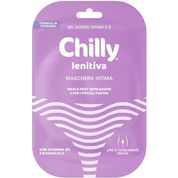 CHILLY MASCHERA INTIMA LENITIVA IDEALE POST DEPILAZIONE E PER PICCOLI FASTIDI CON VITAMINA B5 E BISABOLOLO PH5.5 CLINICAMENTE TESTATO X1 OKX