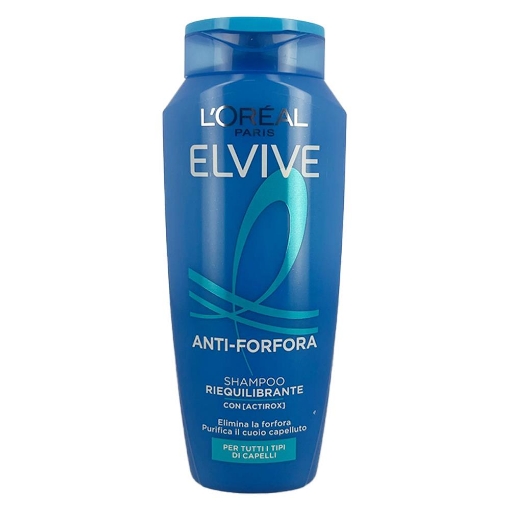 L'OREAL PARIS ELVIVE SHAMPOO RIEQUILIBRANTE ANTI-FORFORA CON ACTIROX ADATTO PER TUTTI I TIPI DI CAPELLI 250 ML OKX