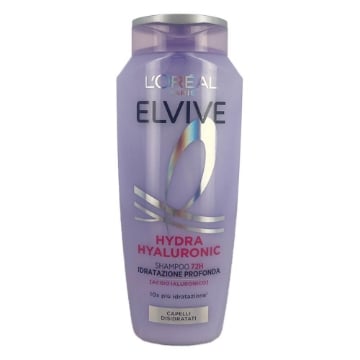 L'OREAL PARIS ELVIVE SHAMPOO 72H IDRATAZIONE PROFONDA CON ACIDO IALURONICO PIÙ IDRATAZIONE PER CAPELLI DISIDRATATI 250 ML OKX