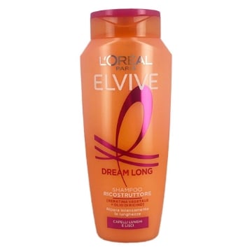 L'OREAL PARIS ELVIVE SHAMPOO RICOSTRUTTORE CON KERATINA VEGETALE + OLIO DI RICINO PER CAPELLI LUNGHI E LISCI 250 ML OKX