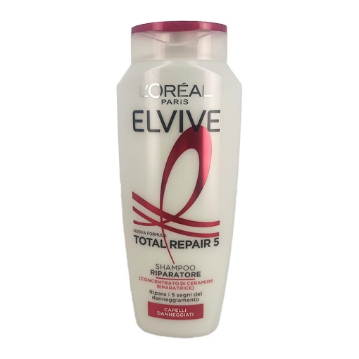 L'OREAL PARIS ELVIVE SHAMPOO RIPARATORE TOTAL REPAIR 5 CONCENTRATO DI CERAMIDE PER CAPELLI DANNEGGIATI 250 ML OKX