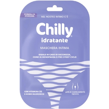 CHILLY MASCHERA INTIMA IDRATANTE IDEALE IN CASO DI SECCHEZZA CON VITAMINA B3 E ACIDO IALURONICO PH5.5 CLINICAMENTE TESTATO X1 OKX 
