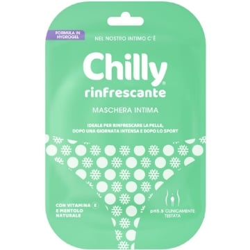 CHILLY MASCHERA INTIMA RINFRESCANTE IDEALE PER RINFRESCARE LA PELLE CON VITAMINE E MENTOLO NATURALE PH5.5 CLINICAMENTE TESTATO X1 OKX