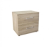 COMODINO IN LEGNOTRUCIOLARE BILAMINATO COLORE LEGNO CHIARO CM 44,5 X 35 X 43,5 H OKX