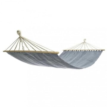 AMACA IN COTONE PORTATA MASSIMA 150 KG 200X150 CM GRIGIO CHIARO