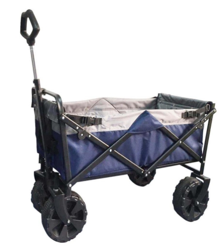 CARRELLO CON STRUTTURA IN METALLO PORTATA MASSIMA 80 KG COLORE BLU CON RUOTE 125 X 60 X 99 CM OKX