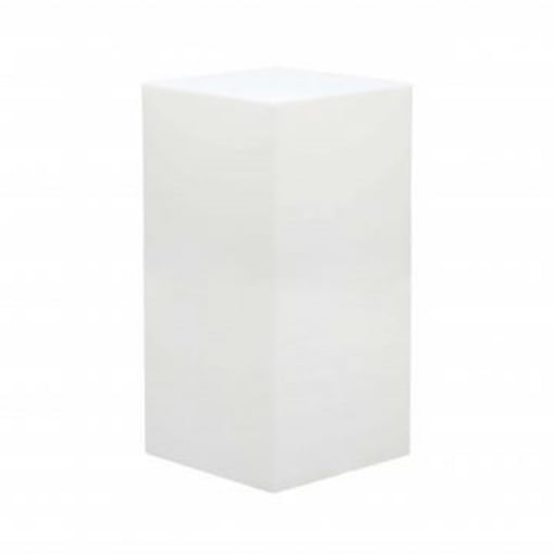 LAMPADA CUBO BIANCA 40 X 40 X 80  RISPARMIO ENERGETICO  CAVO NERO 3 M - LAMPADINA FORNITA ASSEMBLATA OKX