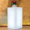 LAMPADA CUBO BIANCA 40 X 40 X 80  RISPARMIO ENERGETICO  CAVO NERO 3 M - LAMPADINA FORNITA ASSEMBLATA OKX