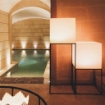 LAMPADA CUBO CON IMPIANTO LUCE A LED A BATTERIA RICARICABILE CM 40 X 40 X 40 H OKX