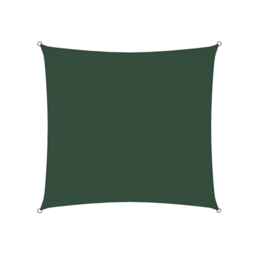 VELA OMBREGGIANTE QUADRATA MT 3X3 COLOR VERDE IDROREPELLENTE 
