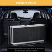 Rampa per Sedia a Rotelle Pieghevole e Antiscivolo in Alluminio, 152x73cm, CapacitÓ 272kg