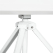 TELO PROIETTORE DA 120" FORMATO 4:3 IN TESSUTO A RETE, PLASTICA E METALLO CON TREPPIEDI, 244X183 CM, BIANCO