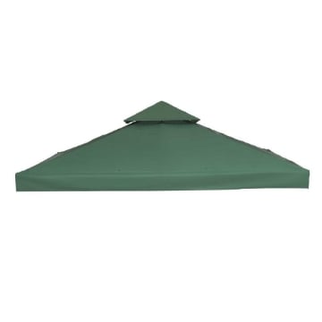 TELO DI COPERTURA PER GAZEBO DA GIARDINO 3 X 3 MT COLORE VERDE SCURO