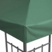 TELO DI COPERTURA PER GAZEBO DA GIARDINO 3 X 3 MT COLORE VERDE SCURO