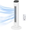 VENTILATORE A COLONNA CON TELECOMANDO E 3 VELOCITÀ, TIMER 15 ORE, OSCILLAZIONE E MODALITÀ NOTTE, BIANCO