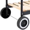 MAURY'S BARBECUE RETTANGOLARE CON RIPIANI IN LEGNO 85 X 45 X 105 CM 