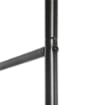ARCO PER RAMPICANTI IN METALLO PER GIARDINO ED ESTERNI, 140X40X240CM, NERO