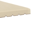 OUTSUNNY TETTUCCIO DI RICAMBIO PER GAZEBO DA GIARDINO 3X3M CON TETTO A 2 LIVELLI IN POLIESTERE BEIGE