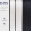 TENDA DA SOLE AVVOLGIBILE A PARETE MANUALE 2.5 X 2 MT RIGHE BLU E BIANCHE