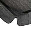 DONDOLO DA GIARDINO PER 3 PERSONE CON TETTUCCIO REGOLABILI 200X120X170CM NERO