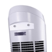 VENTILATORE A TORRE OSCILLANTE DA 45W A 3 VELOCITÀ, VENTILATORE A COLONNA IN PLASTICA ABS, 27X27X75 CM, BIANCO