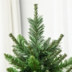 ALBERO DI NATALE ARTIFICIALE 180CM CON 786 RAMI, 2 SEZIONI E BASE IN METALLO, VERDE