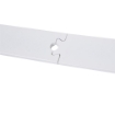 KIT PER PORTA SCORREVOLE CON BINARIO 183CM, ROTELLE E MINUTERIA INCLUSA, BIANCO