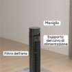 VENTILATORE A TORRE 45W A 4 MODALITÀ E 3 VELOCITÀ CON TIMER DA 12H, IN ABS, Ø31.5X93 CM, NERO