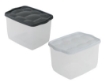 KIT SET 3 PZ SCATOLA BOX CHIC IN PLASTICA DA 40X30X25CM IN COLORE ASSORTITO
