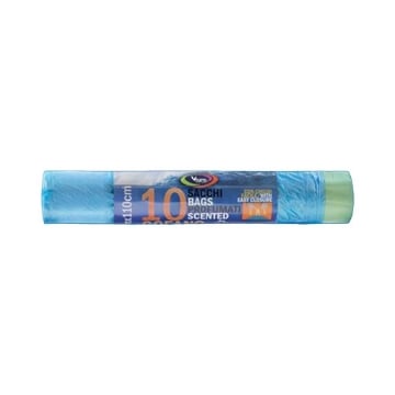 SACCHI BAGS PATTUMIERA PROFUMATI FRAGRANZA OCEANO 70X110 CM 10 PZ CON CHIUSURA FACILE 