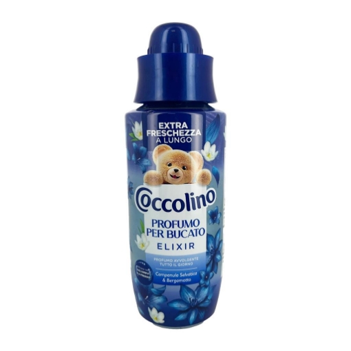 COCCOLINO PROFUMO PER BUCATO EFFICACE CON CICLI BREVI E A FREDDO FRAGRANZA CAMPANULA SELVATICA E BERGAMOTTO 342 ML OKX