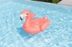 BESTWAY CIAMBELLA CAVALCABILE FANCY FLAMINGO PER  BAMBINI DAI 3 ANNI IN COLORORAZIONE ROSA 138X107 CM OKX