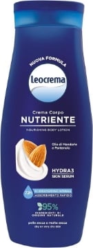 LEOCREMA CREMA CORPO NUTRIENTE 72H DI IDRATAZIONE INTENSA 95% INGREDIENTI ORIGINE NATURALE PER PELLE SECCA O MOLTO SECCA 400 ML OKX
