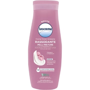 LEOCREMA CREMA CORPO IDRATANTE RASSODANTE PER PELLI MATURE COLLAGENE E VITAMINE E ASSORBIMENTO RAPIDO 400 ML OKX