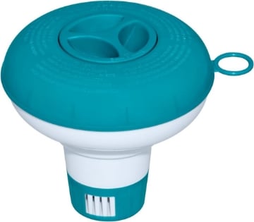 BESTWAY DISPENSER CLORO PICCOLO MANOPOLA CON RILASCIO GRADUALE PER UNA PULIZIA PROFONDA 14,8X12,4X11,7 CM OKX
