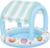 BESTWAY PISCINA ROTONDA SWEET SHOPPE CON 1 TOPPA DI RIPARAZIONE PER BAMBINI DAI 2 ANNI + 104X84 CM OKX