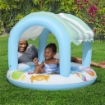 BESTWAY PISCINA ROTONDA SWEET SHOPPE CON 1 TOPPA DI RIPARAZIONE PER BAMBINI DAI 2 ANNI + 104X84 CM OKX