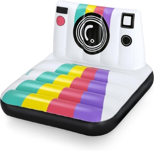 BESTWAY POLTRONA MACCHINA FOTOGRAFICA PER ADULTIO CON 1 TOPPA DI RIPARAZIONE 127X102 CM OKX
