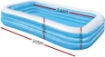 BESTWAY PISCINA FAMILY RETTANGOLARE CON 1 TOPPA DI RIPARAZIONE 305X183X56 CM OKX