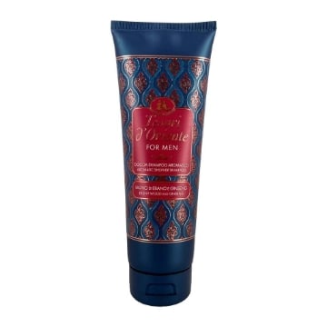 TESORI D'ORIENTE PER UOMO DOCCIA SHAMPOO AROMATICO FRAGRANZA LEGNO DI EBANO E GINSENG 250ML OKX