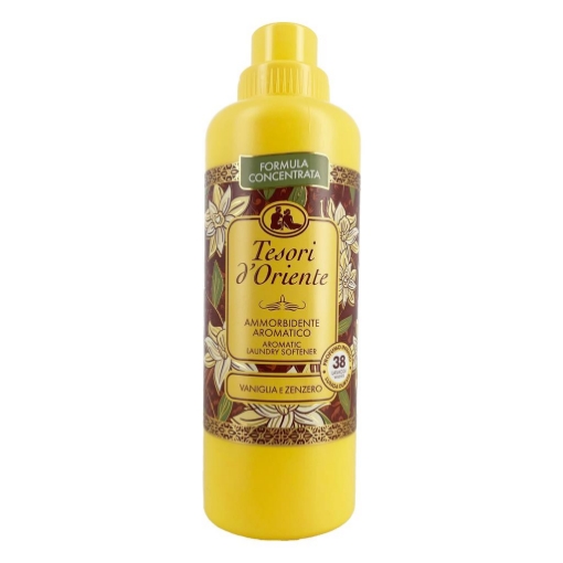 TESORI D'ORIENTE AMMORBIDENTE AROMATICO FRAGRANZA VANIGLIA E ZENZERO 38 LAVAGGI LUNGA DURATA 760 ML OKX