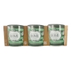 BICCHIERE SEASON CON FANTASIA E SCRITTA HOME IN COLORAZIONE VERDE 3PZ OKX