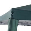 GAZEBO PIEGHEVOLE DA GIARDINO 3 X 3 M ACCIAIO E POLIESTERE VERDE