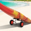 CARRELLO PER KAYAK E CANOA PIEGHEVOLE IN ALLUMINIO CON IMBOTTITURE ANTISCIVOLO