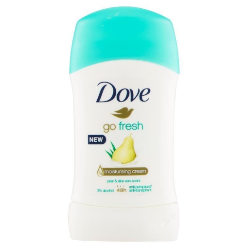 DOVE GO FRESH DEODORANTE STICK ANTI-TRASPIRANTE CON PERA E ALOE  0% ALCOOL 40 ML OKX