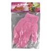 GUANTO MASSAGGIO MATERIALE IN POLIESTERE ESFOLIANTE DOPPIA FACCIA  COLORI ASSORTITI 1 PZ OKX