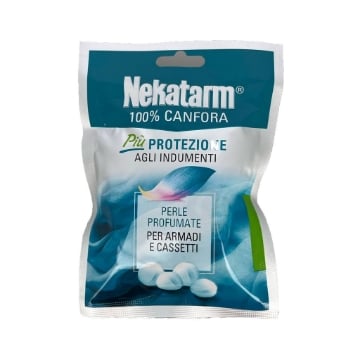 NEKATARM 100% CANFORA PIÙ PROTEZIONE AGLI INDUMENTI PERLE PROFUMATE PER ARMADI E CASSETTI 50 G OKX