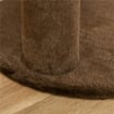 ALBERO TIRAGRAFFI PER GATTI A 3 LIVELLI CON LETTINO IN PELUCHE E PALI IN SISAL Ï40X65 CM MARRONE