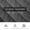 AMACA DA GIARDINO PORTATILE CON CUSCINO INTEGRATO IN COTONE POLIESTERE E ACCIAIO 368X93X110 CM GRIGIO SCURO