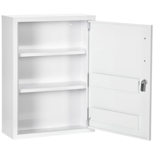 LIFEZEAL Mobiletto Pensile Salvaspazio per Bagno, 60 x 19 x 71cm, Pensili Cucina con 2 Ante e